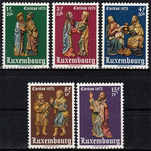 Luxemburg MiNr. 871/75 ** Caritas