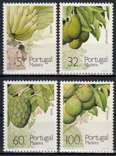 Madeira MiNr. 135/38 ** Freimarken: Subtropische Früchte und Pflanzen