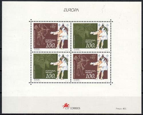 Madeira MiNr. Bl. 14 ** Europa: Entdeckungen und Erfindungen