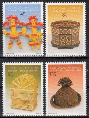 Madeira MiNr. 178/81 ** Kunsthandwerk