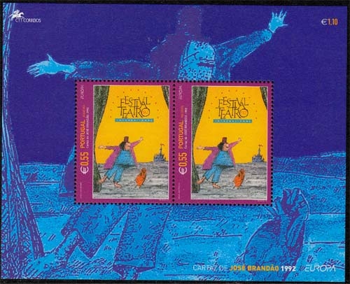 Madeira MiNr. Bl. 26 ** Europa: Plakatkunst