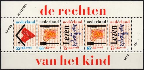 Niederlande MiNr. Bl. 33 ** "Voor het Kind" Das Kind und seine Rechte