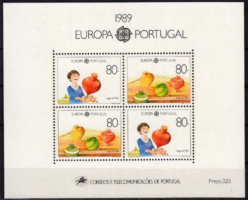Portugal MiNr. Bl. 64 ** Europa: Kinderspiele