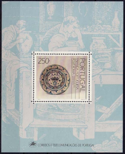 Portugal MiNr. Bl. 69 ** Fayencen