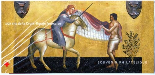 Frankreich MiNr. Bl. 249/50 ** 150 Jahre Französisches Rotes Kreuz
