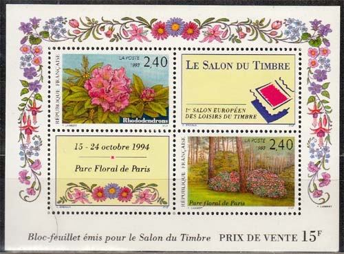 Frankreich MiNr. Bl. 13 ** Internationale Briefmarkenausstellung