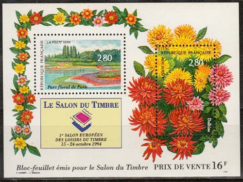 Frankreich MiNr. Bl. 14 ** Internationale Briefmarkenausstellung