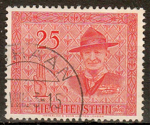 Liechtenstein MiNr. 317 O Pfadfinderkonferenz Vaduz