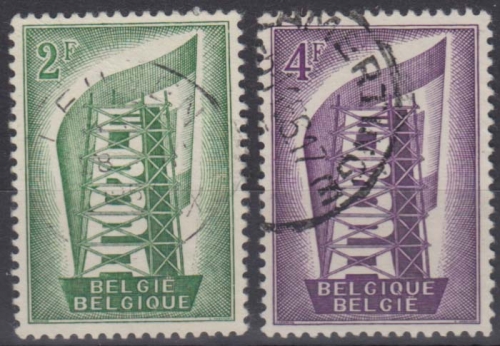 Belgien 1043/44 O, Europa / CEPT