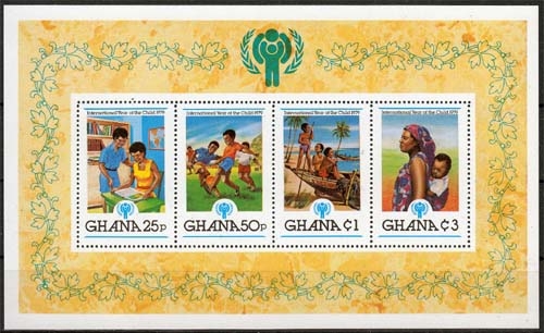 Ghana MiNr. Bl. 81 A ** Jahr des Kindes