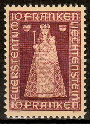 Liechtenstein MiNr. 197 ** Madonna von Dux