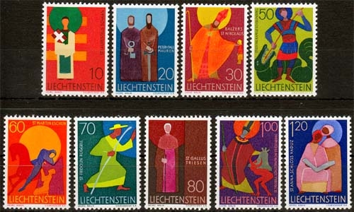 Liechtenstein 486/94 ** Kirchenpatrone