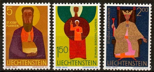 Liechtenstein 500/02 ** Kirchenpatrone