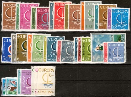 Europa Cept Jahrgang 1966 **