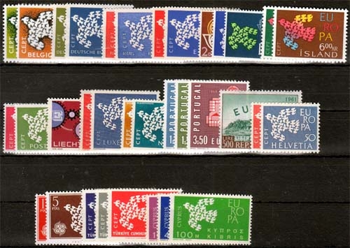 Europa Cept Jahrgang 1961 **