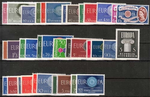 Europa Cept Jahrgang 1960 **