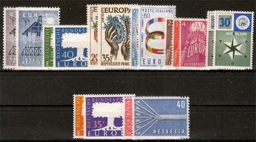 Europa Cept Jahrgang 1957 **