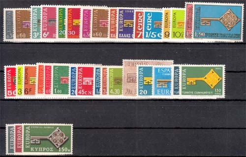 Europa Cept Jahrgang 1968 **