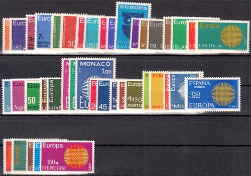 Europa Cept Jahrgang 1970 **