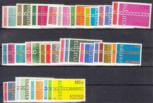 Europa Cept Jahrgang 1971 **