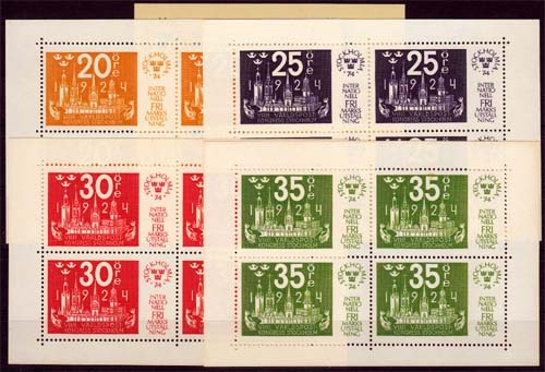 Schweden MiNr. Bl. 2/5 ** Stockholmia ´74