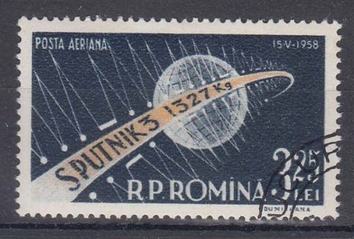 Rumänien 1733 O Satz des 3. russischen Erdsatelliten "Sputnik 3"