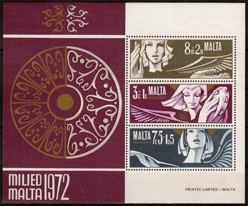 Malta MiNr. Bl. 2 ** Weihnachten