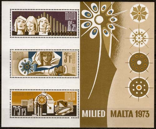 Malta MiNr. Bl. 3 ** Weihnachten
