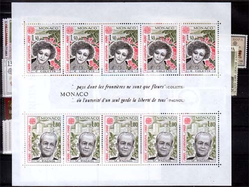 Europa Cept Jahrgang 1980 **