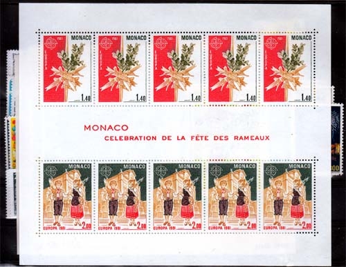 Europa Cept Jahrgang 1981 **