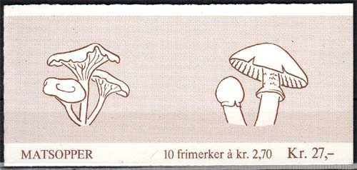 Norwegen MiNr. MH 10 ** Freimarken: Pilze