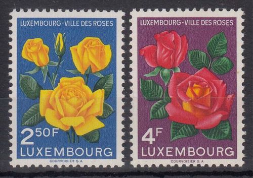 Luxemburg MiNr. 549/50 ** Luxemburg - Stadt der Rosen