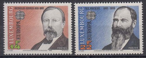 Luxemburg MiNr. 1293/94 ** Europa: 500. Jahrestag der Entdeckung von Amerika
