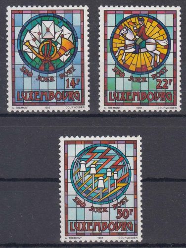 Luxemburg MiNr. 1302/04 ** 150 Jahre Luxemburgische Post