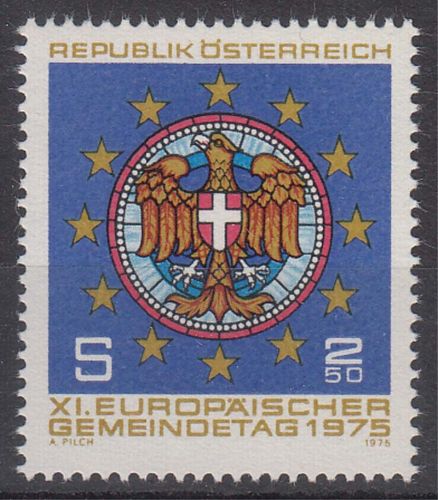 Österreich MiNr. 1484 ** 11. Europäischer Gemeindetag