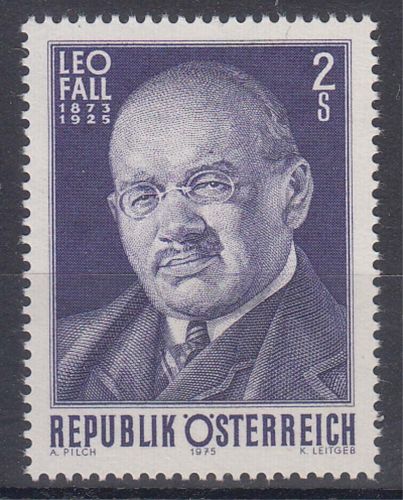 Österreich MiNr. 1492 ** 50. Todestag von Leo Fall