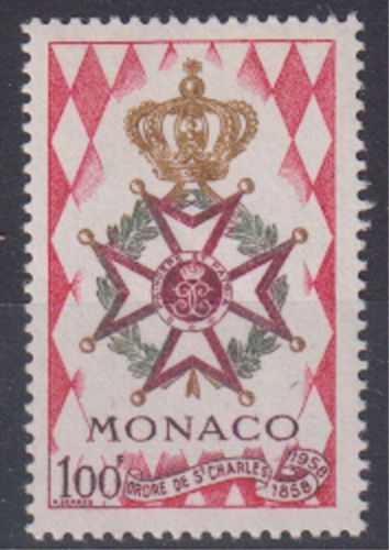 Monaco MiNr. 589 ** 100 Jahre St.-Charles-Orden