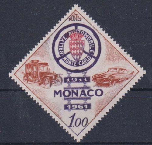 Monaco MiNr. 665 ** 50. Jahrestag der ersten Rallye Monte Carlo