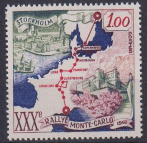 Monaco MiNr. 666 ** 30. Rallye Monte Carlo