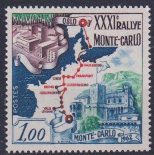 Monaco MiNr. 688 ** 31. Rallye Monte Carlo