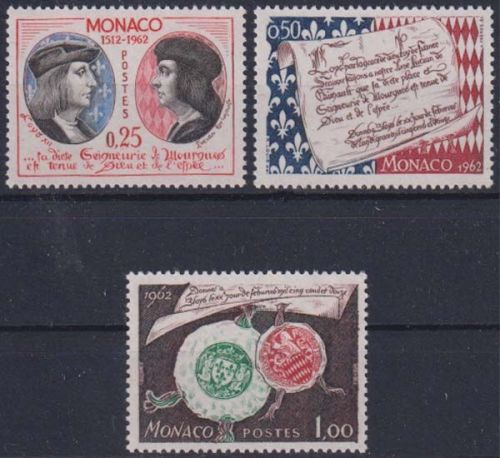 Monaco MiNr. 689/91 ** Unabhängigkeit Monaco