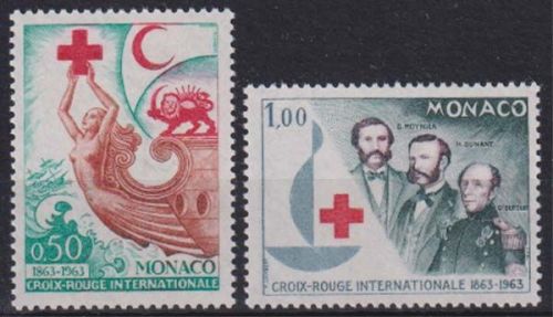 Monaco MiNr. 726/7 ** Rotes Kreuz
