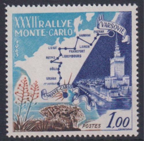 Monaco MiNr. 732 ** 32. Rallye Monte Carlo