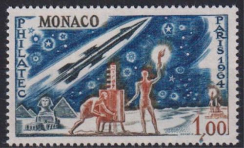 Monaco MiNr. 772 ** Briefmarkenausstellung, Paris