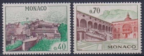 Monaco MiNr. 777/8 ** Freimarken: Bauwerke