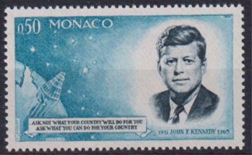 Monaco MiNr. 789 ** Todestag von John F. Kennedy