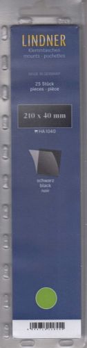 Lindner Hawid Streifen 210x40 schwarz, 1040 Neu