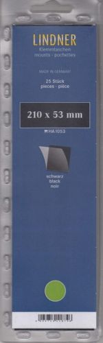 Lindner Hawid Streifen 210x53 schwarz, 1053 Neu