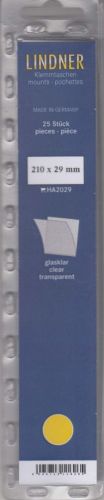 Lindner Hawid Streifen 210x29, glasklar 2029 Neu