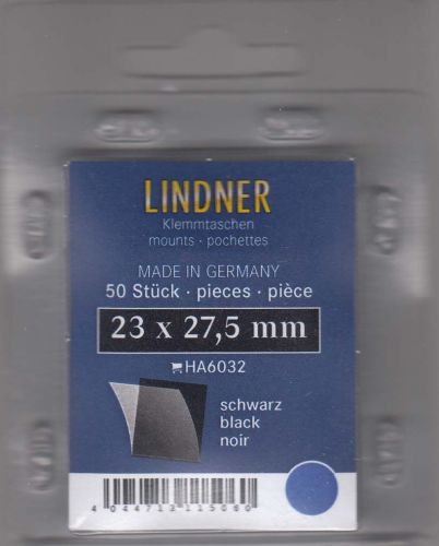 Lindner Hawid Taschen 23x27,5 schwarz, 6032 Neu